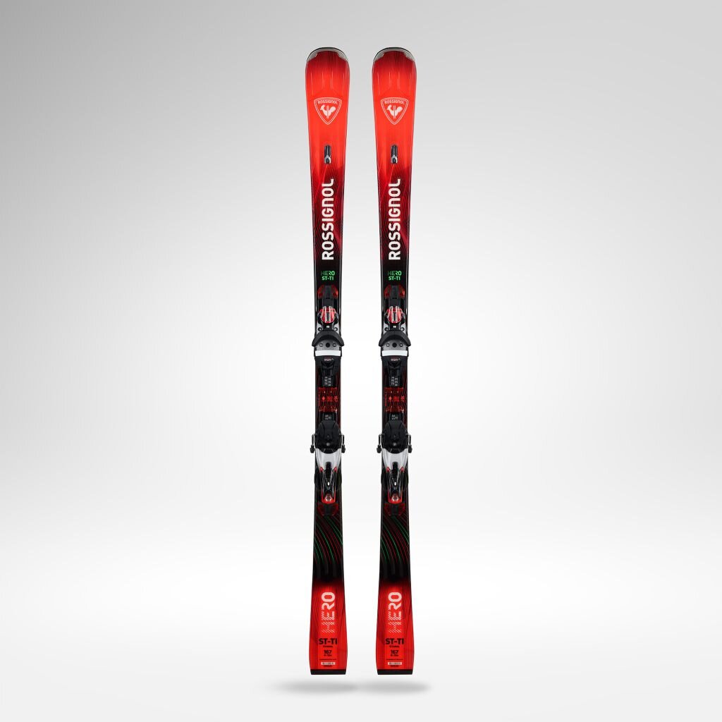 Rossignol HERO ST TI KONECT skije + NX 12 KONECT GW B80 SILVER CRVENI vezovi